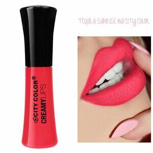 Liquid City Color Liquid Lipstick - Ultra Pigmented Creamy Lips, Cherry Daiquiri